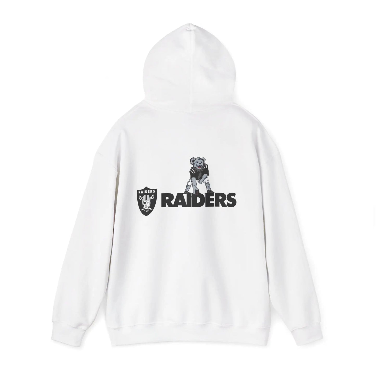 Las Vegas Raiders Dancing Bear Two-Sided Unisex Hoodie The Gridiron Collection