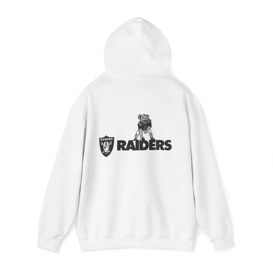 Las Vegas Raiders Dancing Bear Two-Sided Unisex Hoodie The Gridiron Collection