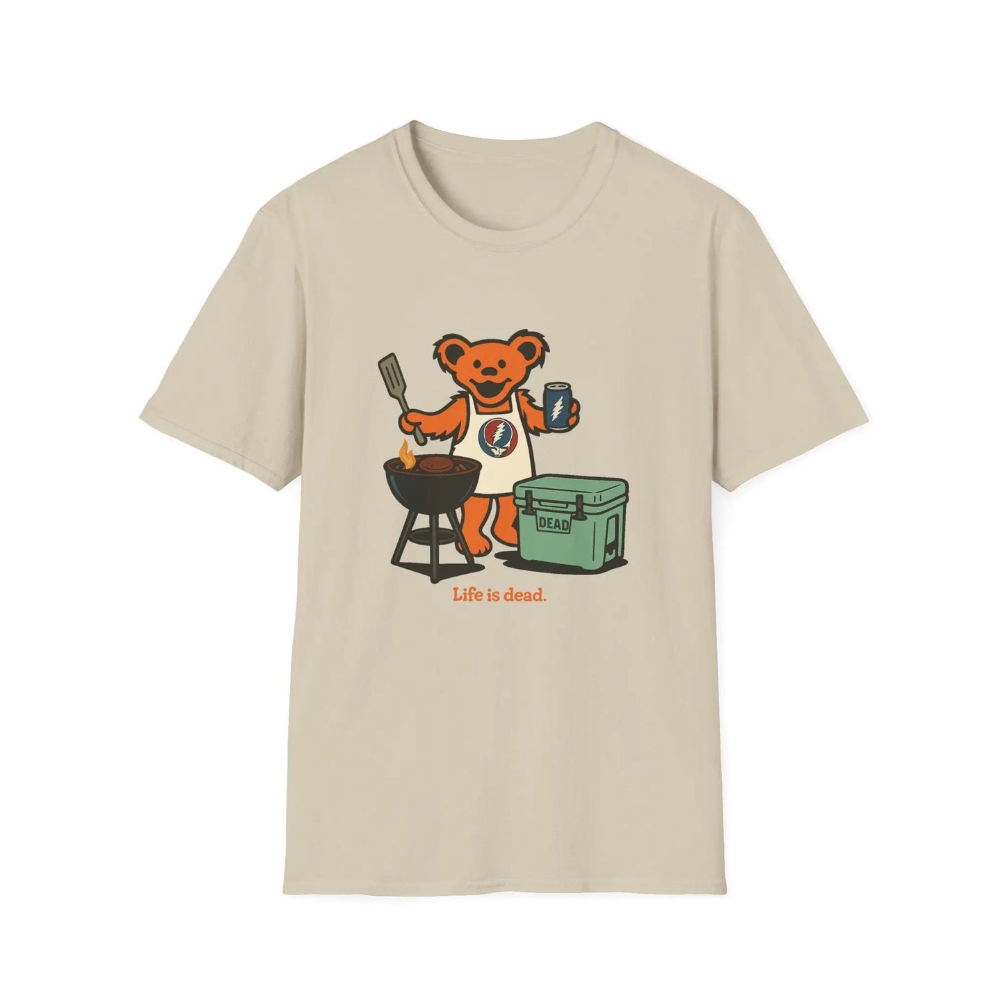 Grateful Dead Life is Dead Grilling Bear TShirt
