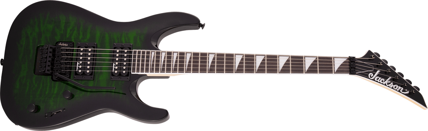 Jackson JS Series Dinky® Arch Top JS32Q DKA Transparent Green Burst -NEW