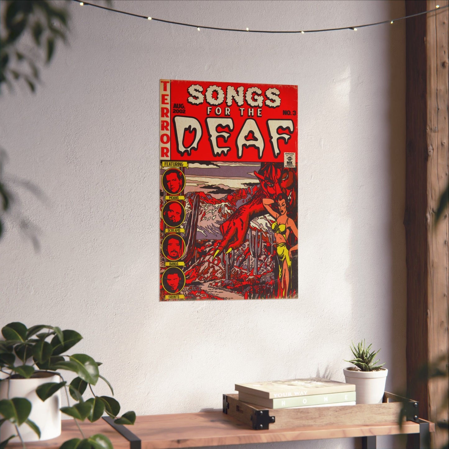 Songs For The Deaf - Vertical Matte Poster