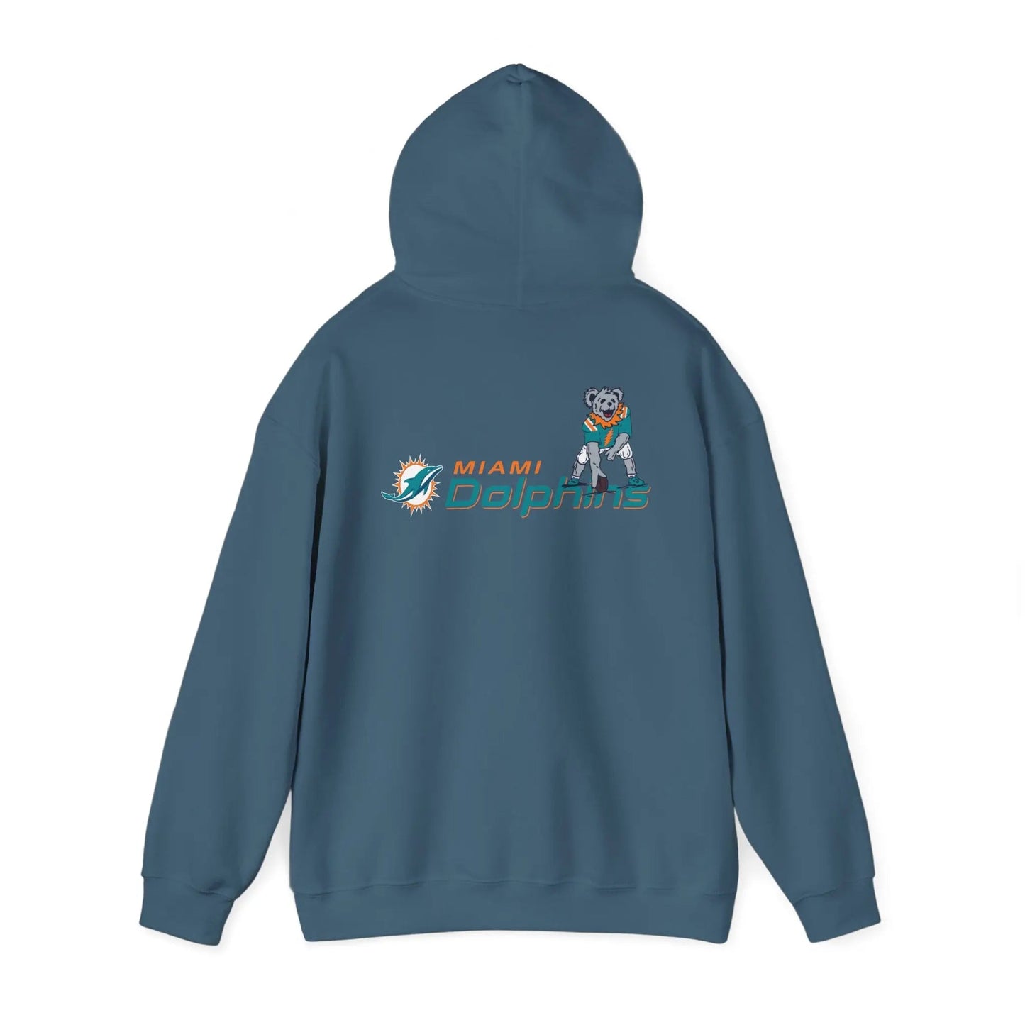 Miami Dolphins Dancing Bear Unisex Hoodie Two-Sided The Gridiron Collection