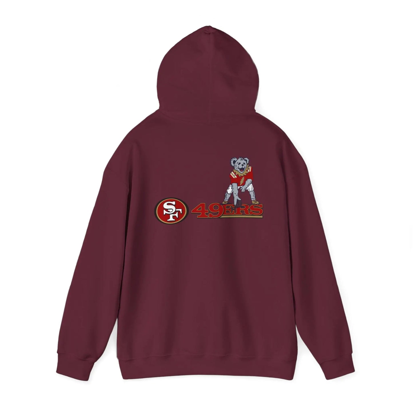 San Francisco 49ers Dancing Bear Unisex Two-Sided Hoodie The Gridiron Collection