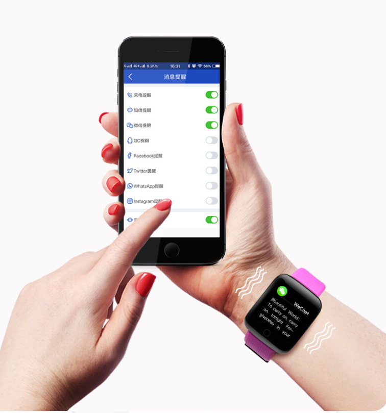 Blood Pressure Monitoring Sports Bracelet Smart Bracelet