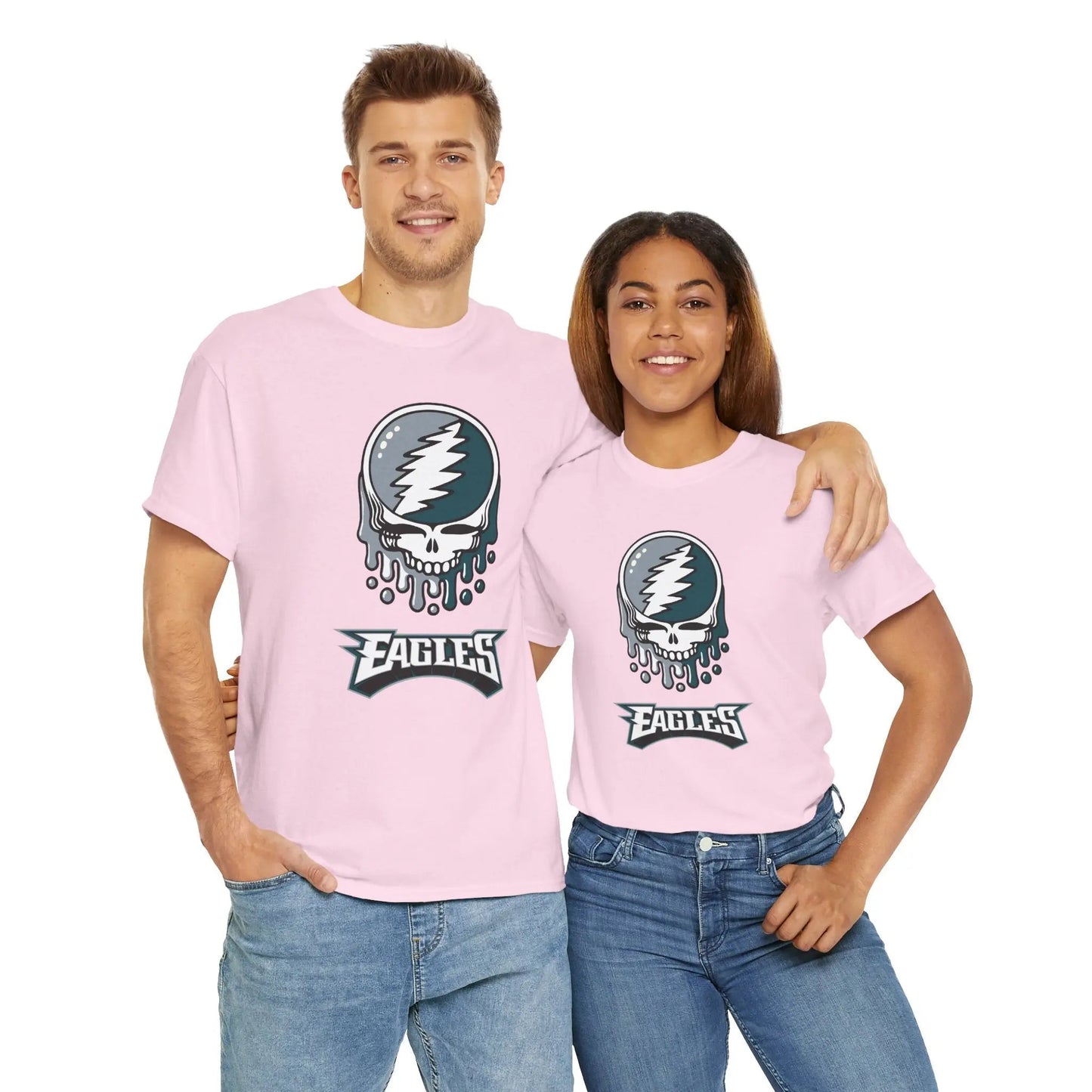 Philadelphia Eagles Steal Your Face T-Shirt Grateful Dead The Gridiron Collection