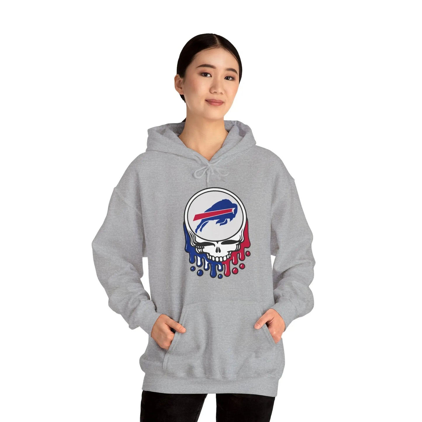 Buffalo Bills Dripping Stealie Unisex Hoodie NFL The Gridiron Collection