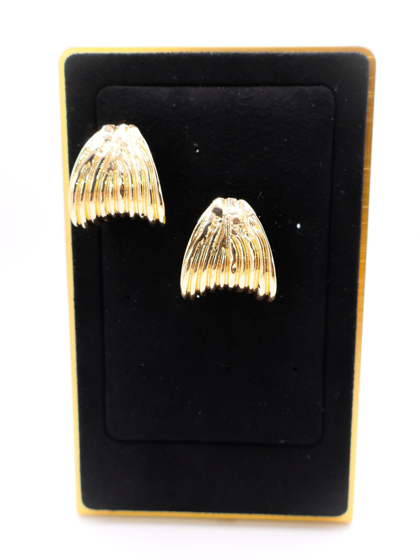 Golden Halo Luxury Gold Statement Earrings Le Reussi