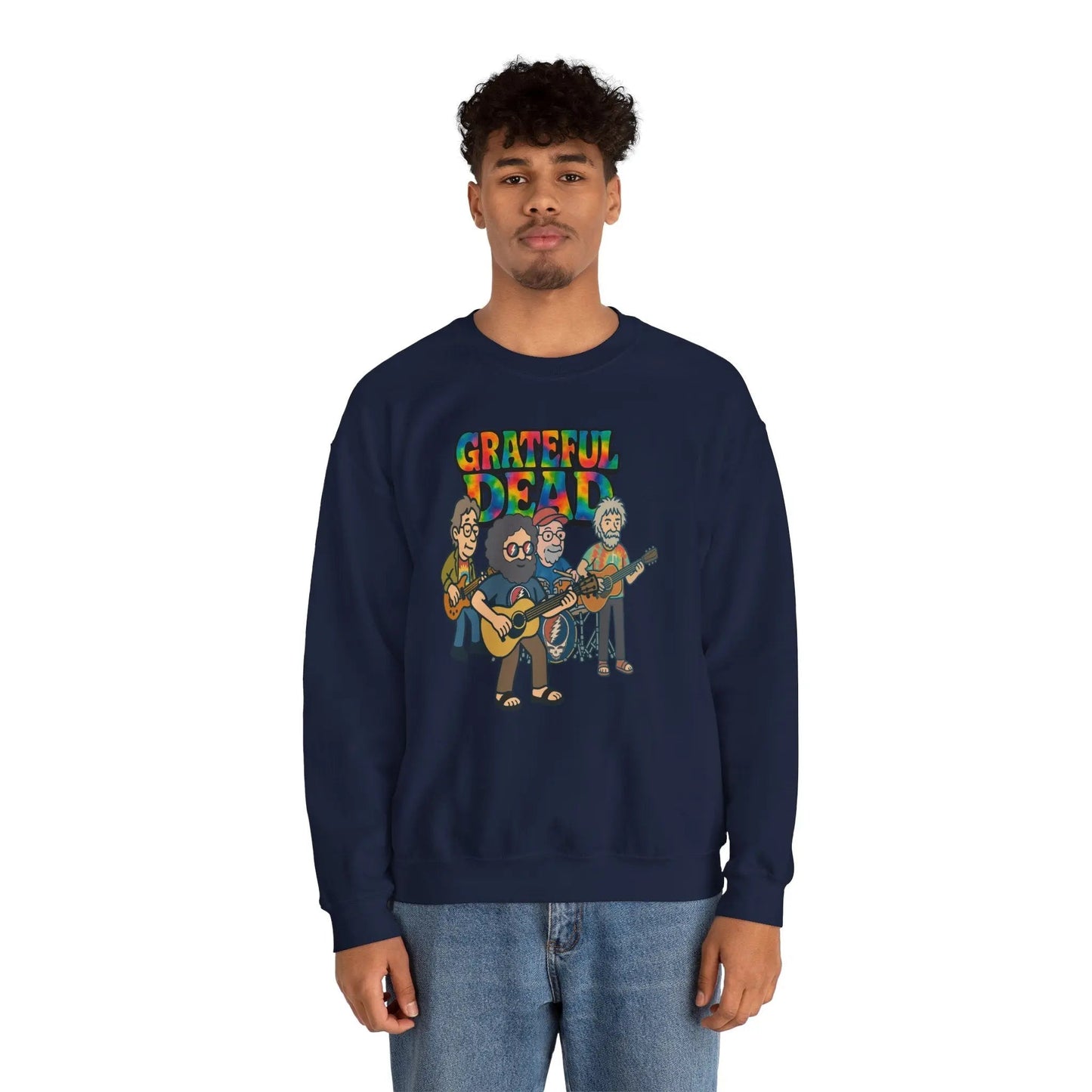Life is dead. Crewneck Sweatshirt Heavy Blend Unisex Jerry and The Band