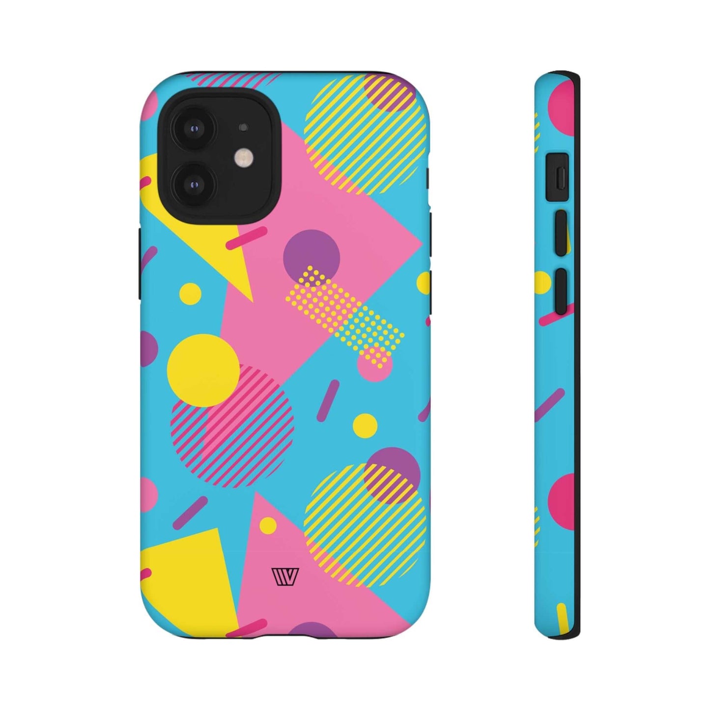 80s / 90s RETRO PATTERN LIGHT BLUE | Tough Phone Case