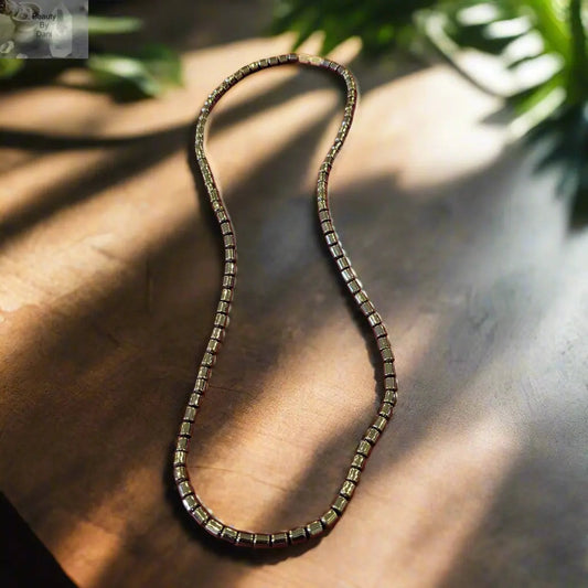 Hematite Grounding Necklace Polished Beads Jewelry