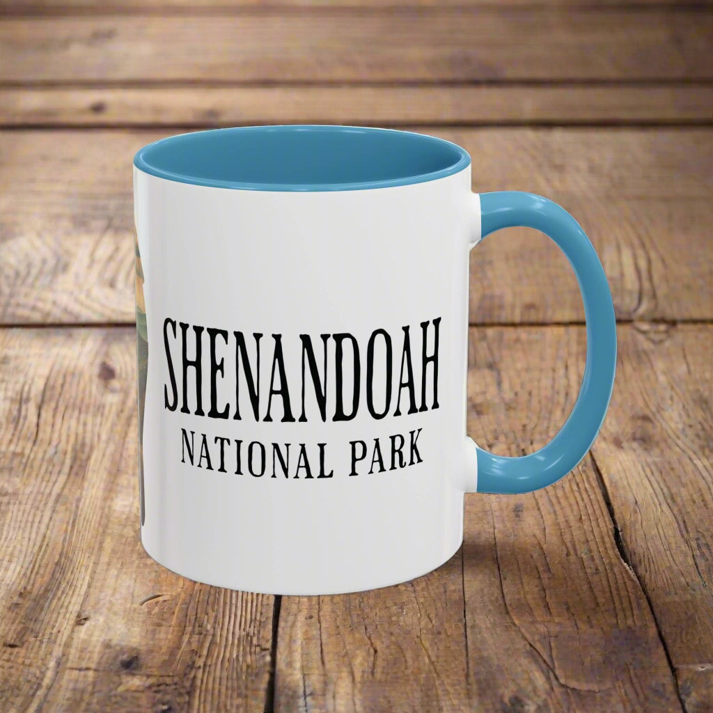 Shenandoah National Park Colored Accent Coffee Mug 11oz 15oz