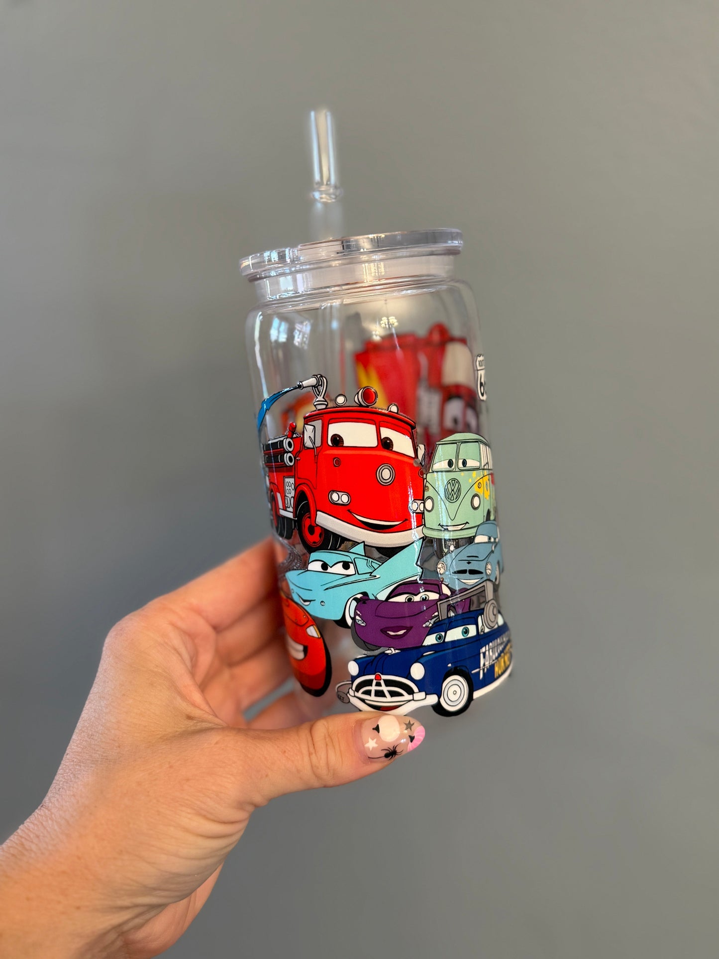 Cars double sided toy