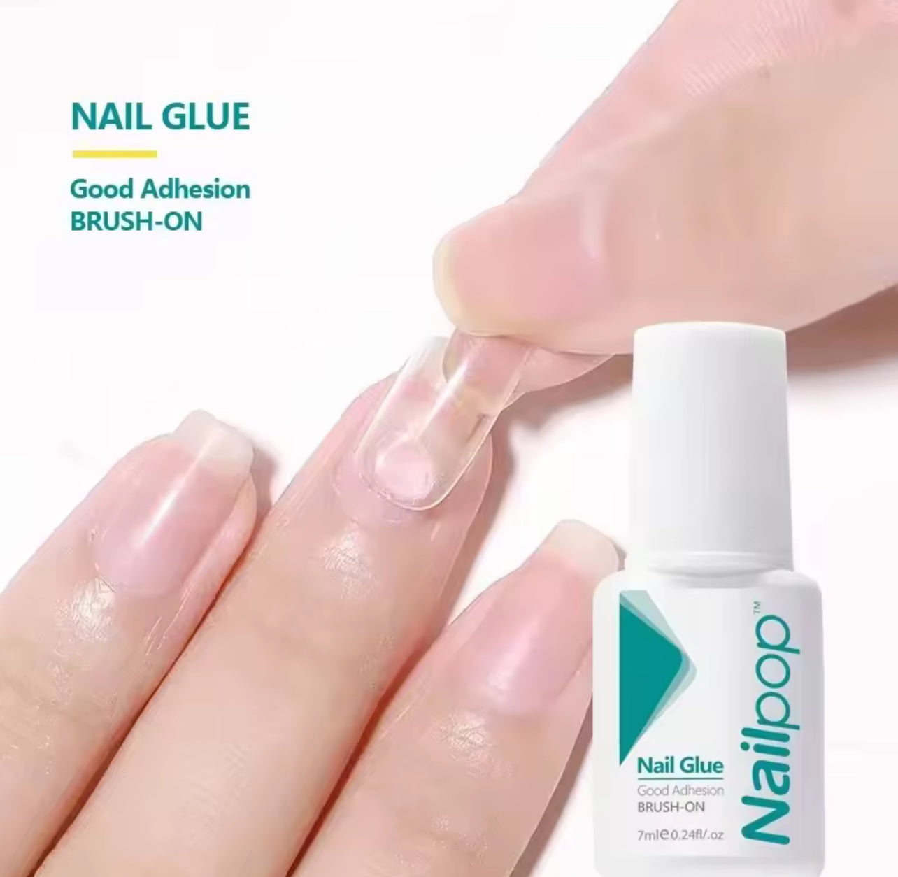 Brush-On Nail Glue Strong Hold Nail Glue Nail Pop Studio