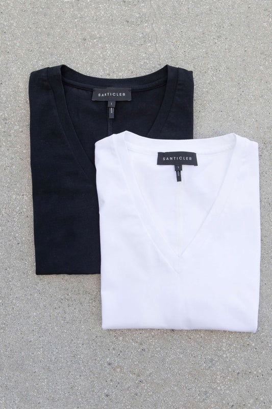 MAGDA ORGANIC COTTON V-NECK T-SHIRT BUNDLE