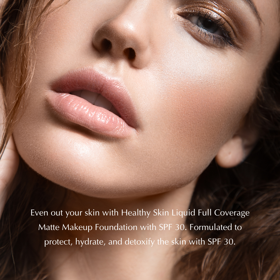 Healthy Skin Liquid Full Coverage Matte Makeup Foundation SPF 30