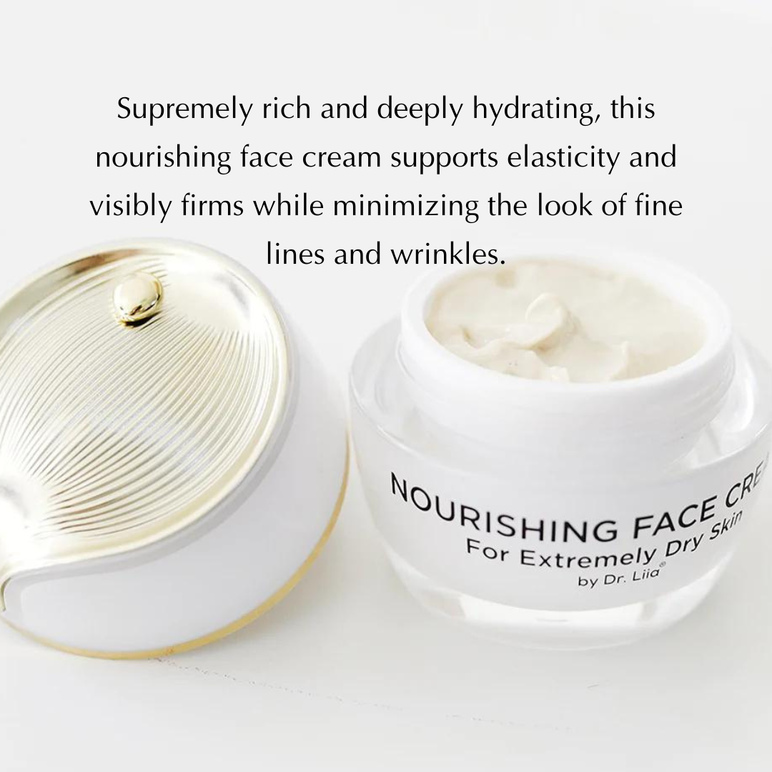 Nourishing Face Cream with Hydrating Oils for Dry Skin