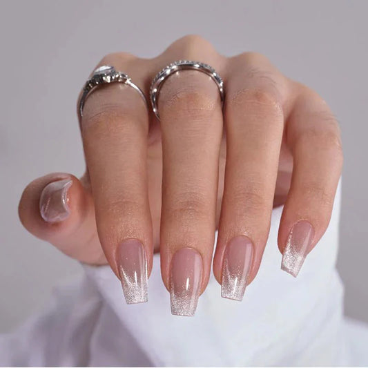 Starlight Shimmer Coffin Nails - Press On Nails