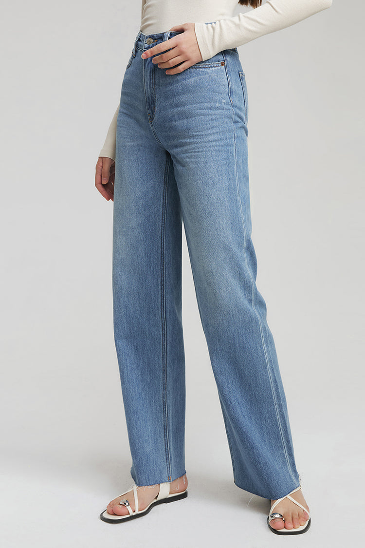 Palm Ease Lightweight High-Rise Relaxed Wide Leg Jeans