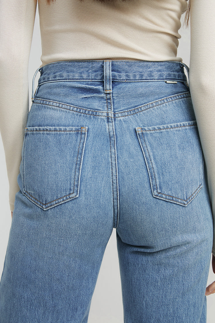 Palm Ease Lightweight High-Rise Relaxed Wide Leg Jeans