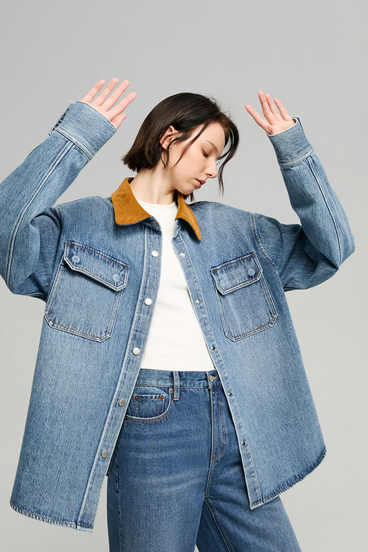 California Sunset Mid-weight Denim Shirt HJ902