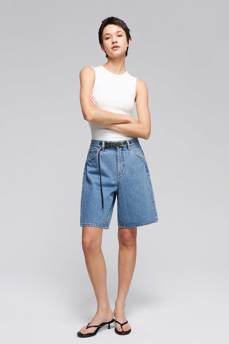Easy Rider Mid-weight Denim Bermuda Shorts HJ822
