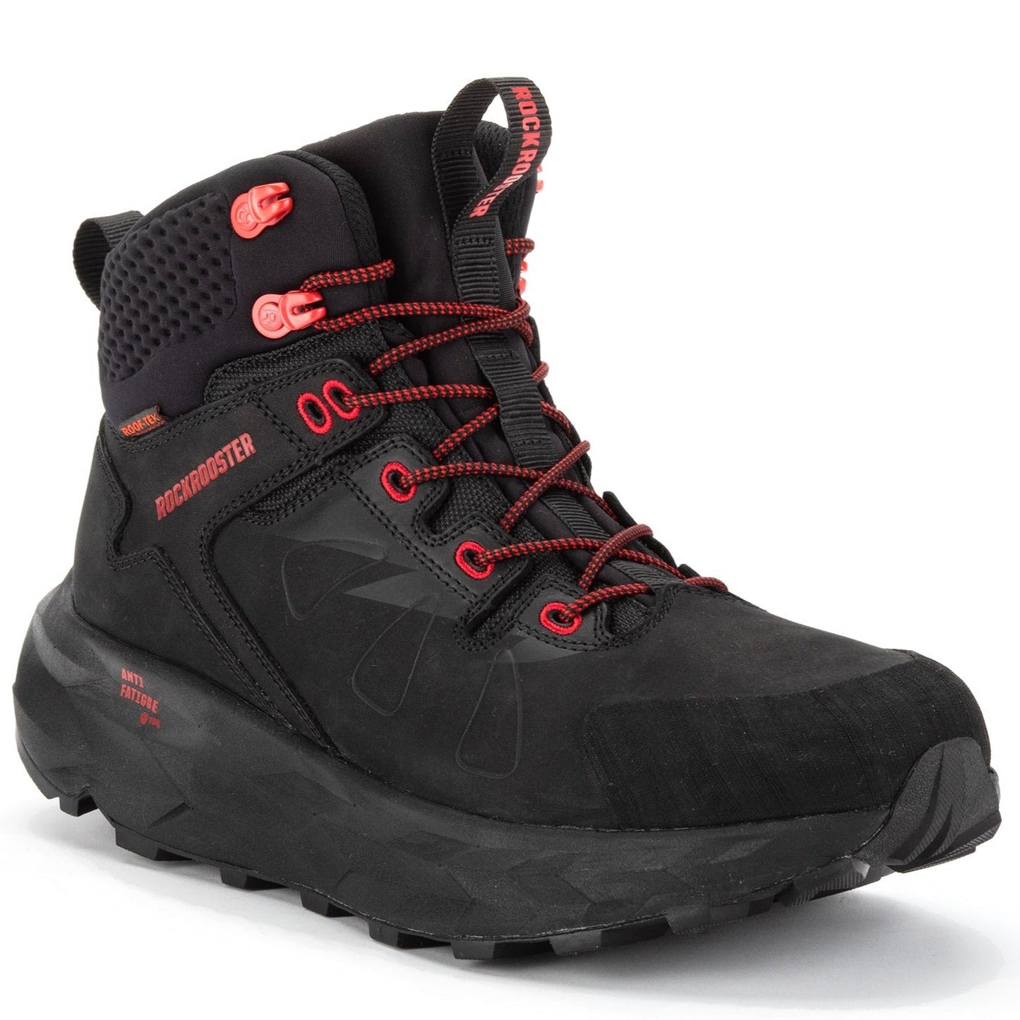 Waterproof 6 Inch Hiking Boots Farmington Black ROCKROOSTER