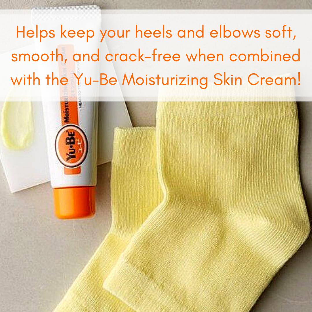 Heel & Elbow Moisturizing Socks Light Compression Yu-Be