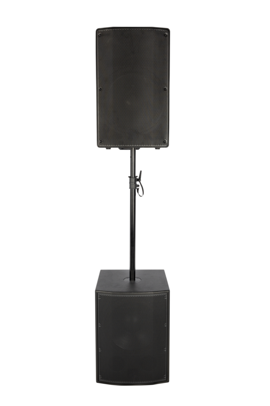 Hercules Stands SS350BB Adjustable Subwoofer/Speaker Pole - Pair-NEW