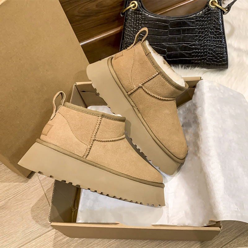 Thick Sole Women’s Snow Boots Outdoor Winter Footwear