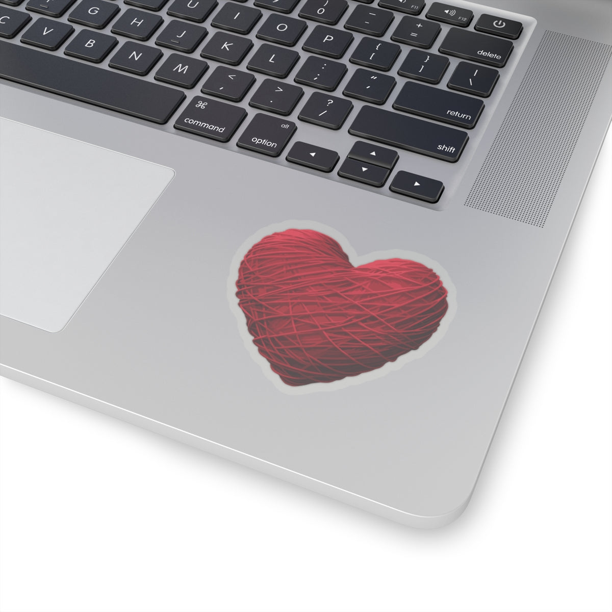 Valentine's Day Red heart shape Kiss-Cut Stickers