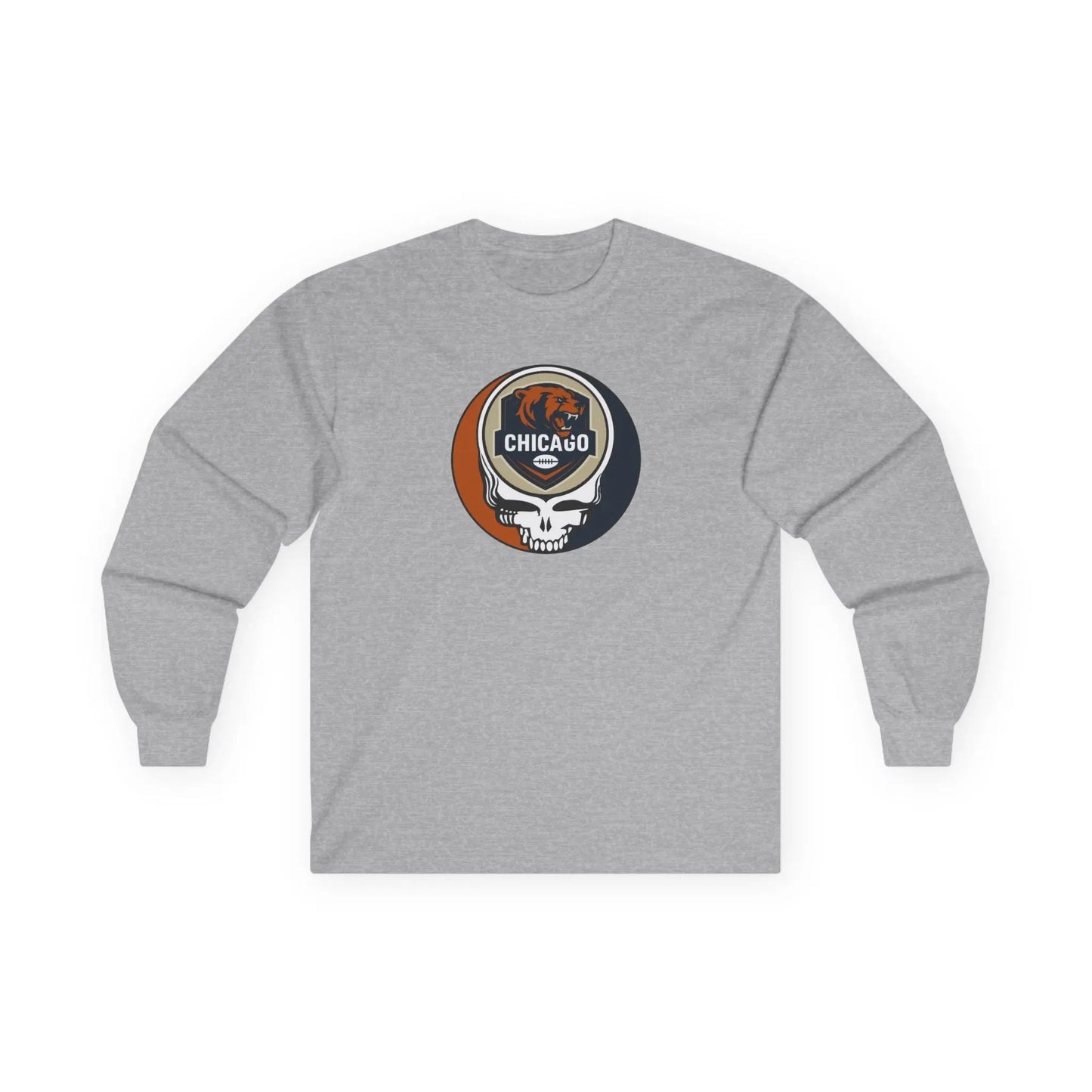 Grateful Dead Ultra-Cotton Long Sleeve Tee Chicago Bears NFL