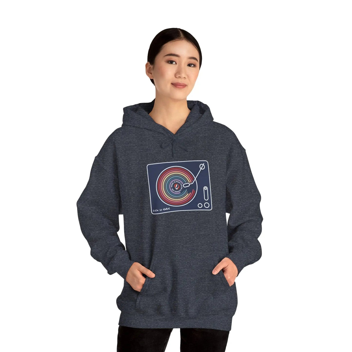 Life is dead Music Is What Colors Sound Like Unisex Hoodie Grateful Dead