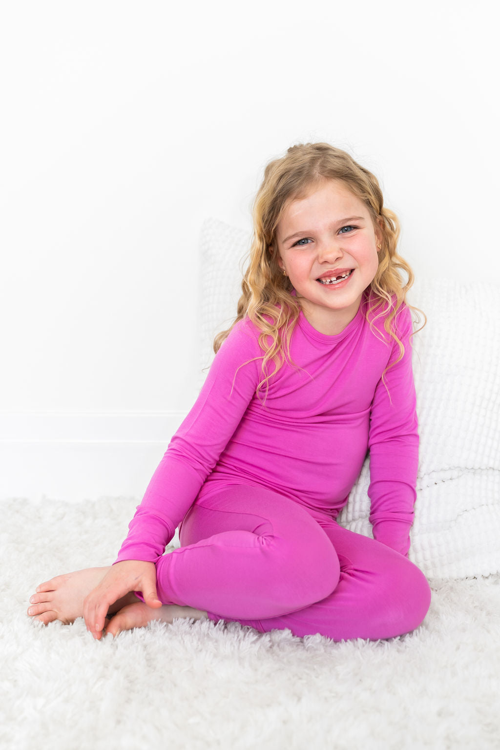 Pink Bamboo Long Sleeve 2-Piece Set Korrie