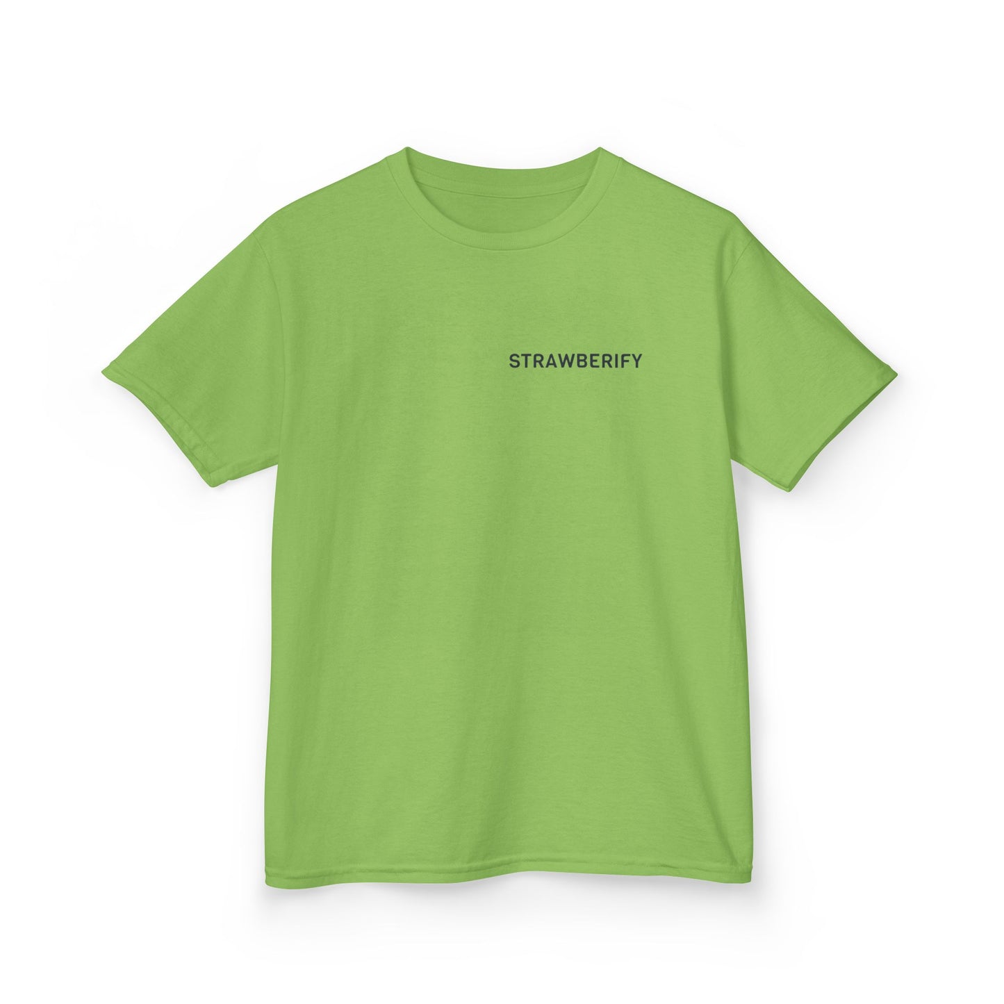 Cool Kids Heavy Cotton™ Tee - 'Strawberify' Graphic Design for Young Trendsetters