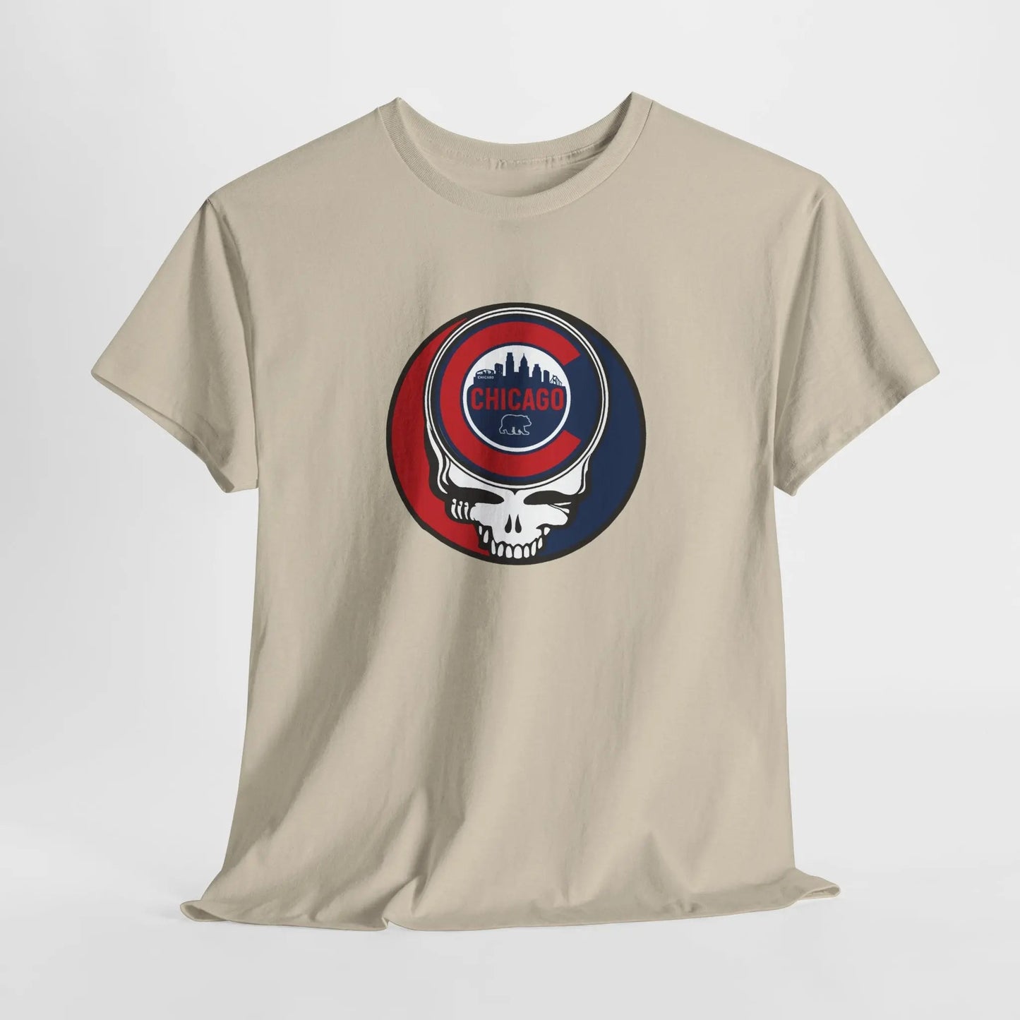 Chicago Cubs Steal Your Face T-Shirt The Ballpark Collection Grateful Dead MLB
