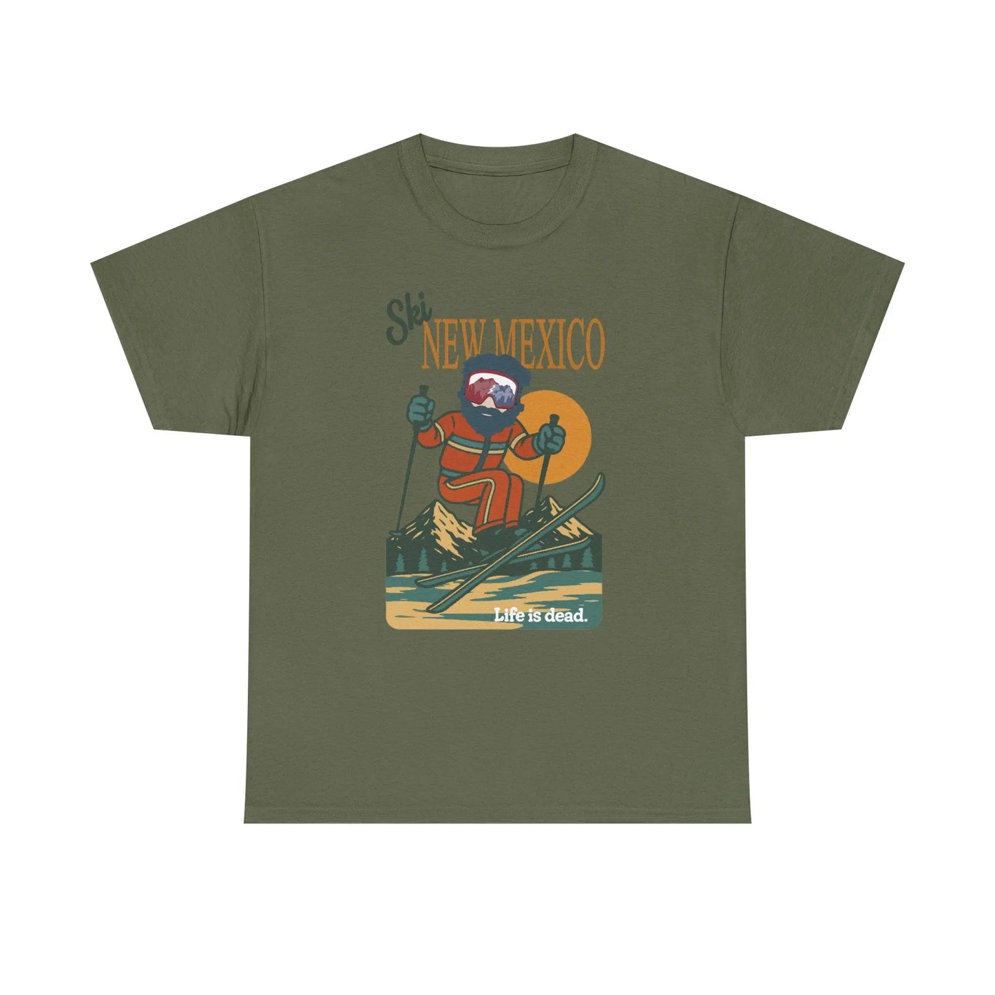 Ski New Mexico Retro Grateful Dead T-Shirt