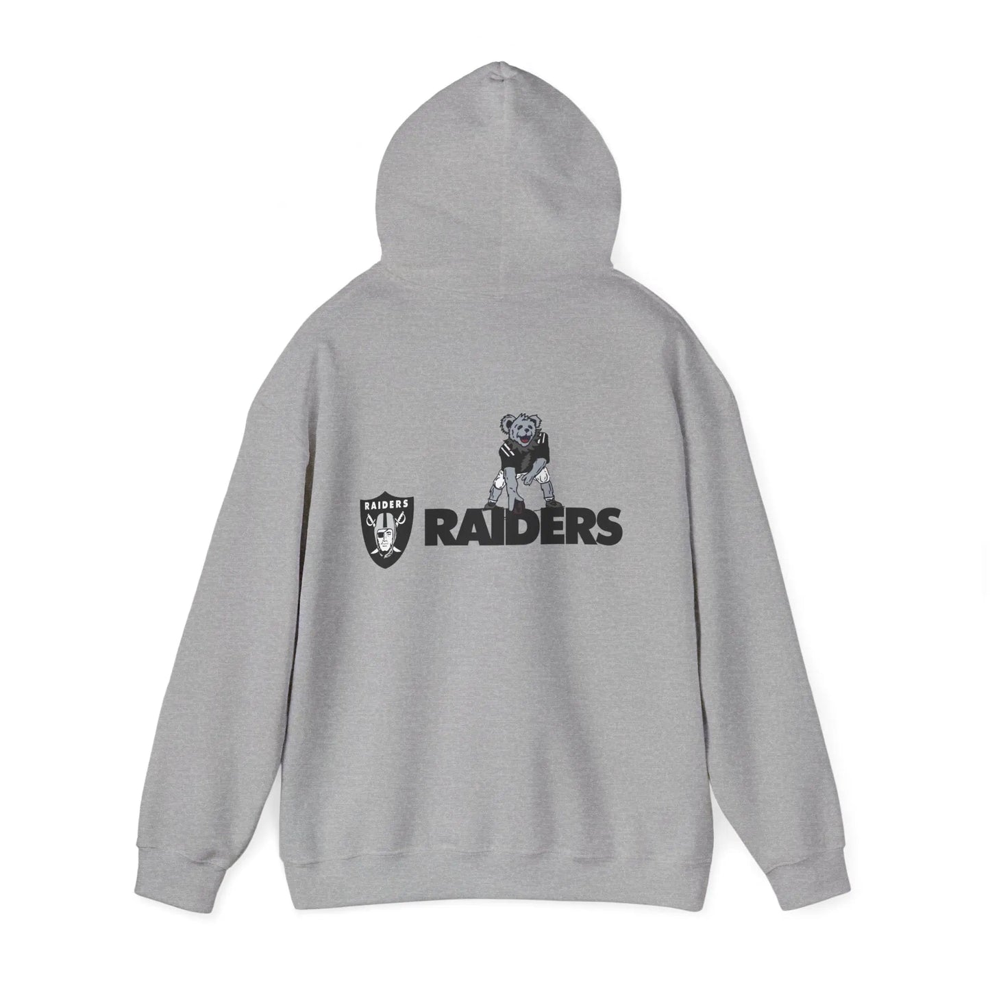 Las Vegas Raiders Dancing Bear Two-Sided Unisex Hoodie The Gridiron Collection