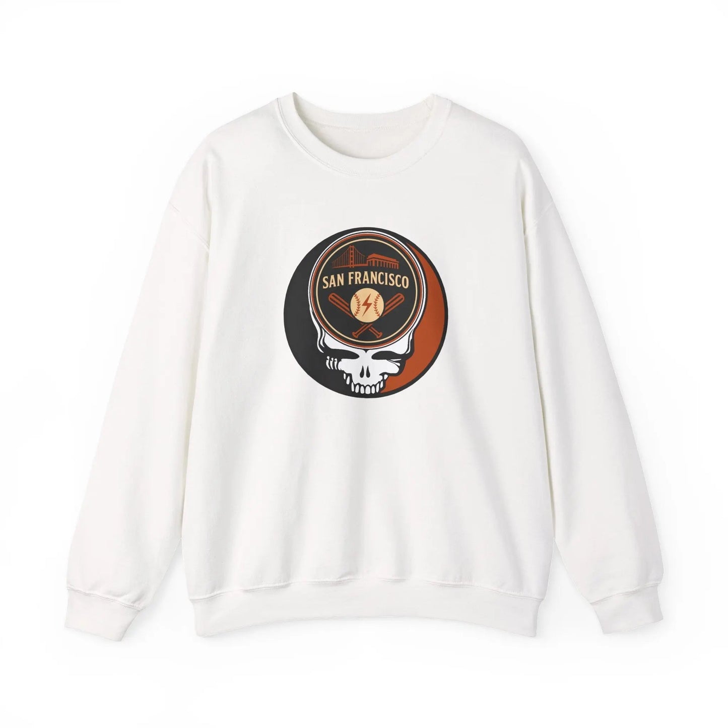 San Francisco Baseball Edition Grateful Dead Stealie Crewneck Sweatshirt MLB