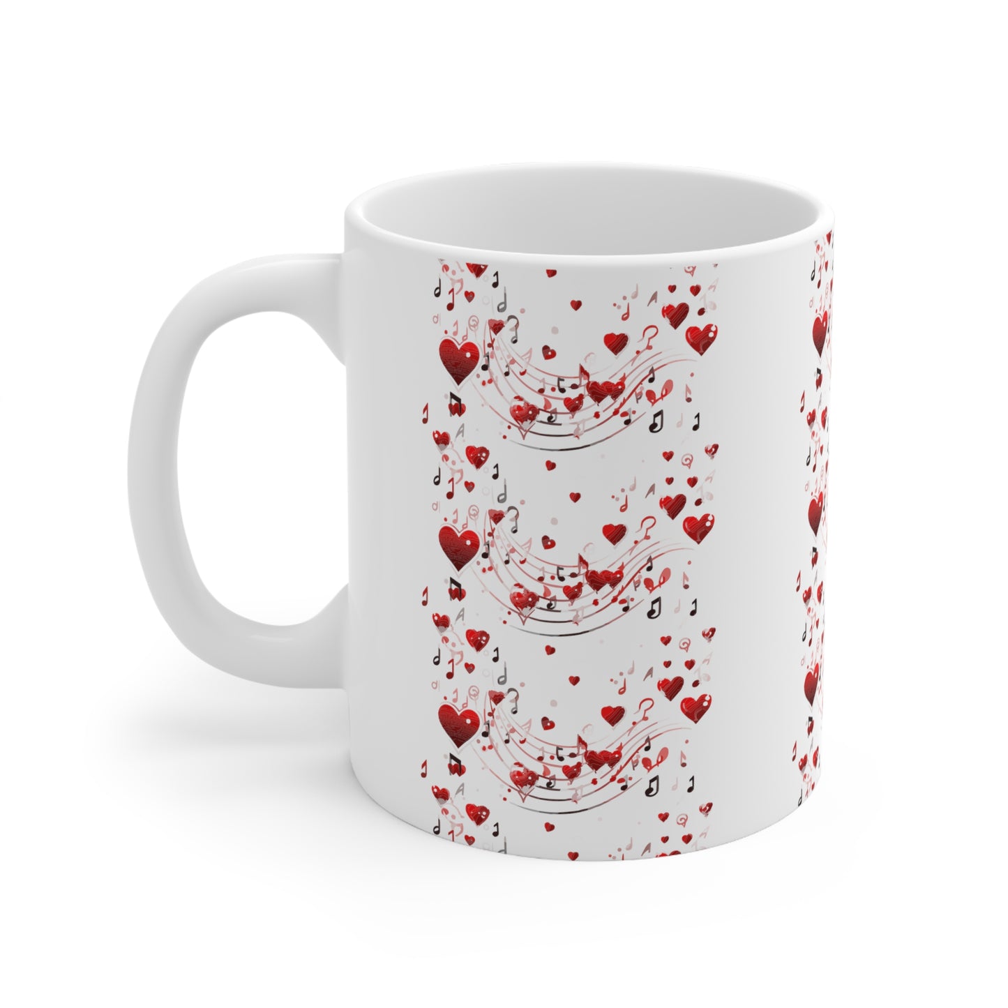 Musical Valentine's best gift ever, Ceramic Mug 11oz