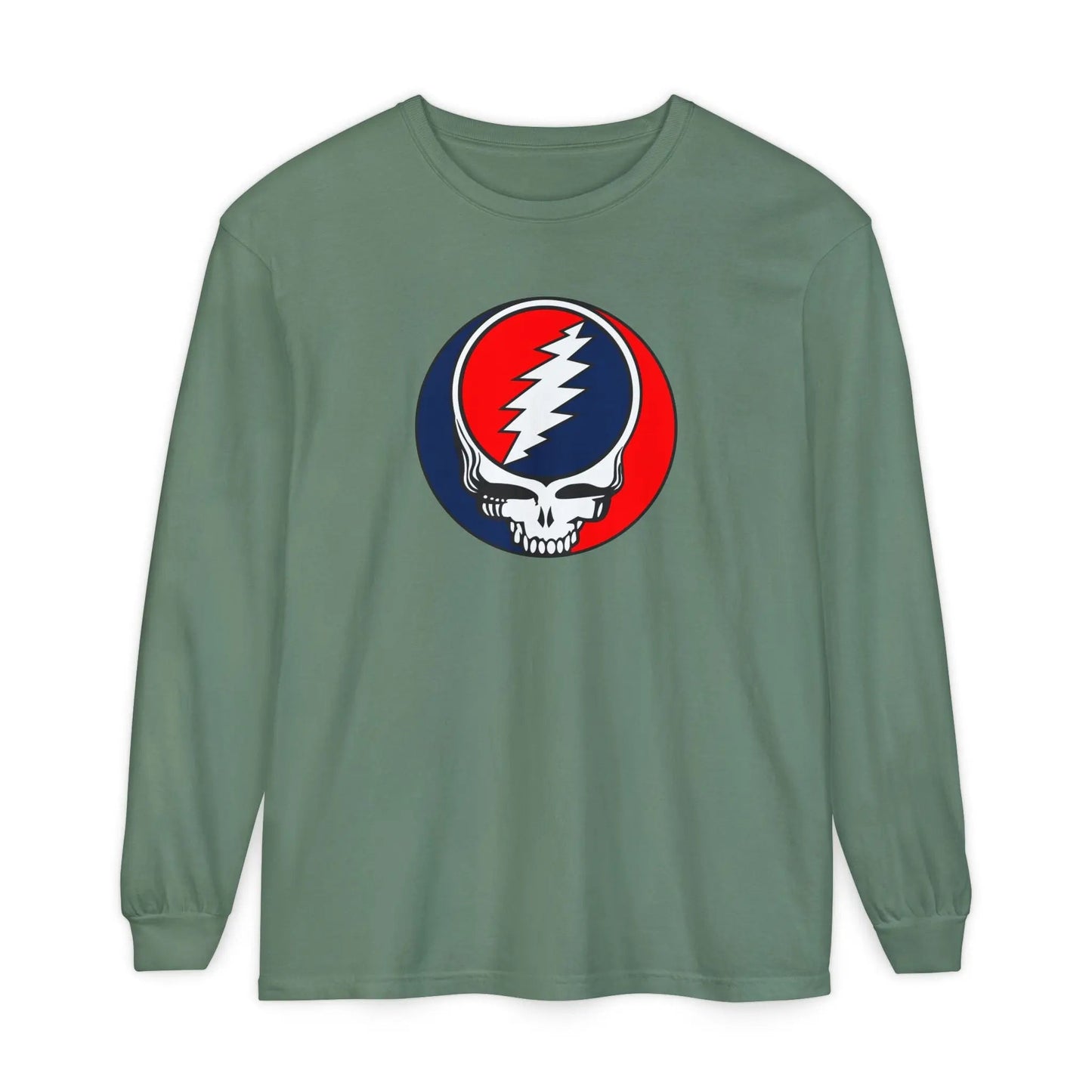 Classic Stealie Garment-dyed Long Sleeve T-Shirt Vineyard Collection