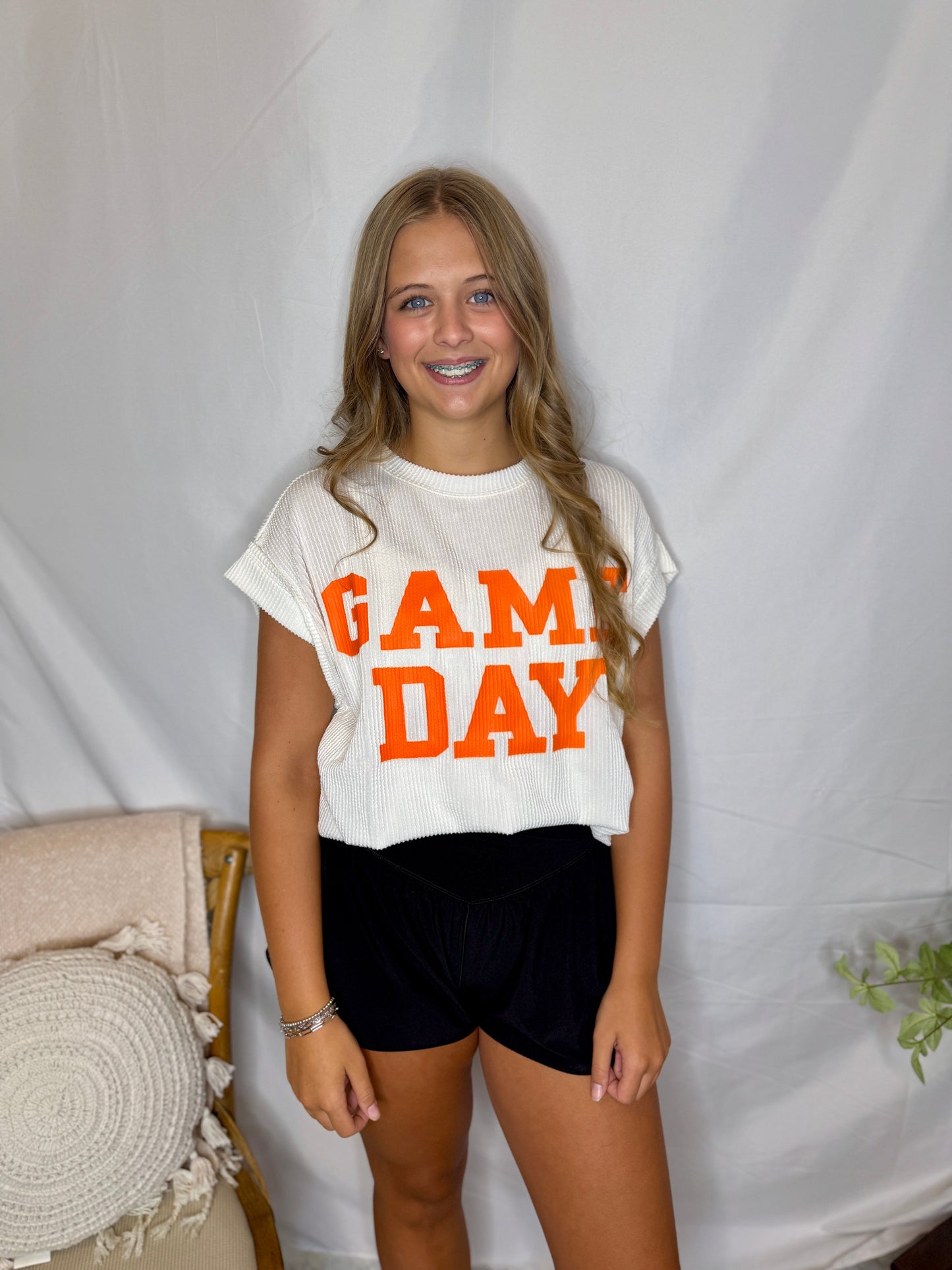 Ribbed Knit Game Day Top Gameday Sweet Jude Boutique