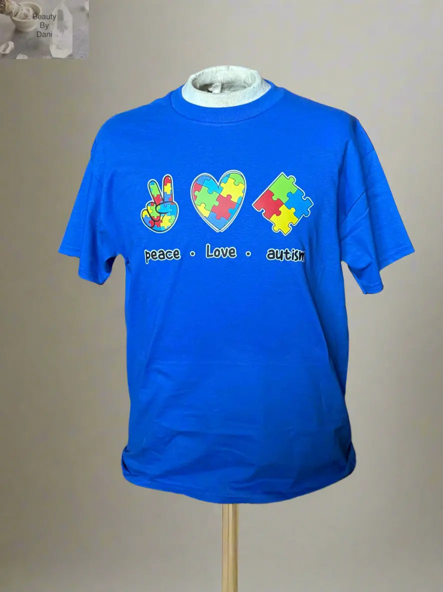Autism Awareness Cotton T-Shirt Casual Wear Beauty by Dani