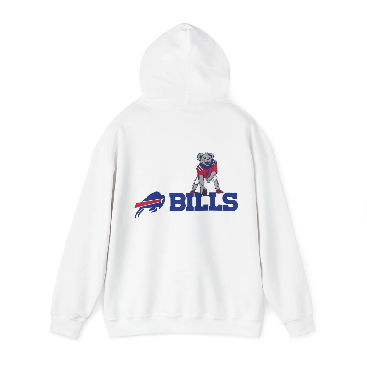 Buffalo Bills Dancing Bear Heavy Blend Two-Sided Hoodie Unisex The Gridiron Collection