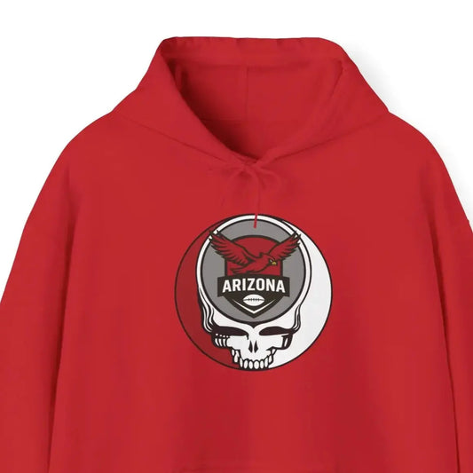 Arizona Cardinals Stealie Grateful Dead Hooded Sweatshirt NFL The Gridiron Collection