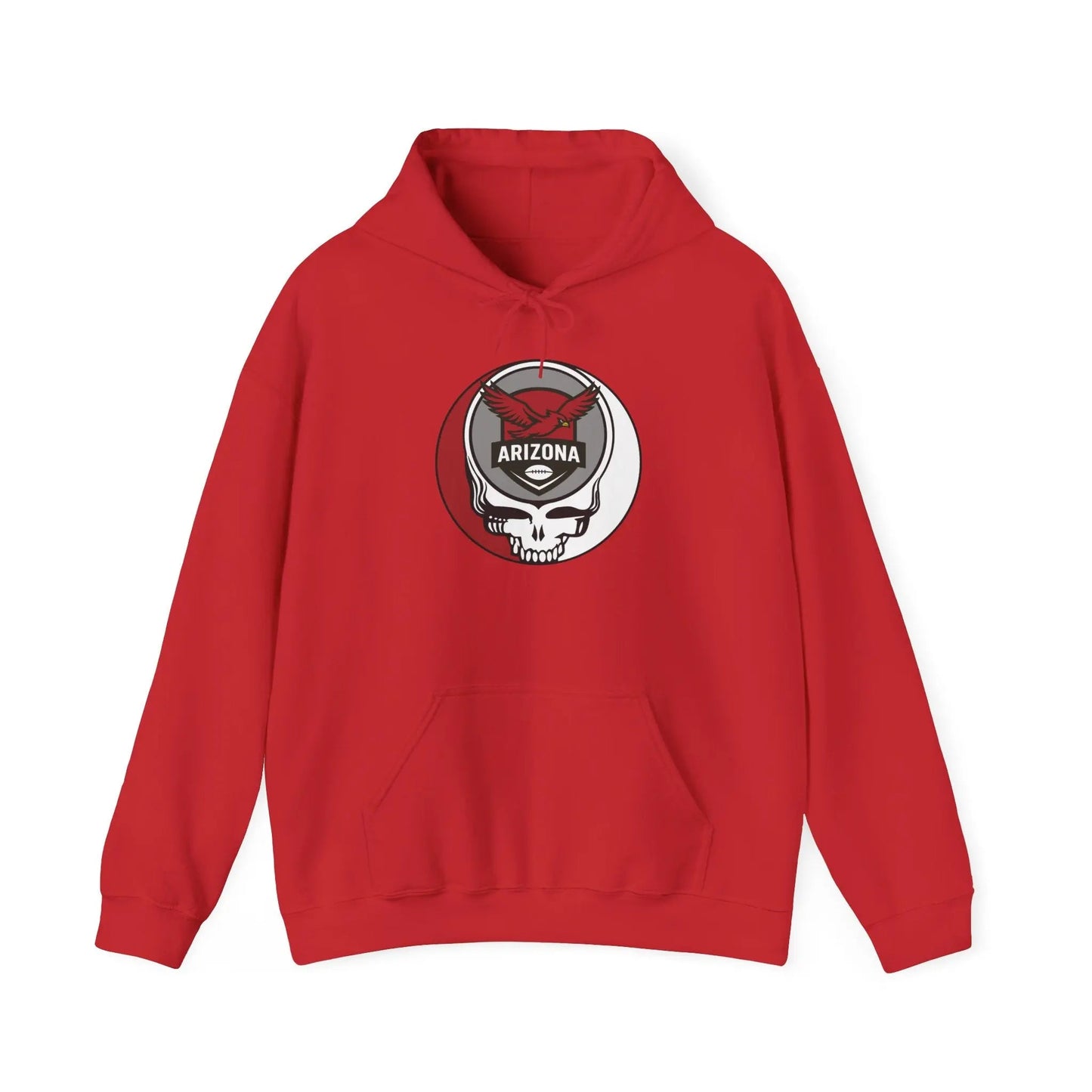 Arizona Cardinals Stealie Grateful Dead Hooded Sweatshirt NFL The Gridiron Collection