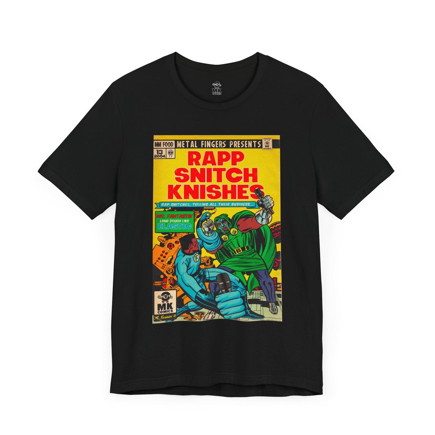 Rapp Snitch Knishes Comic Book Art - Unisex Jersey Short Sleeve Tee