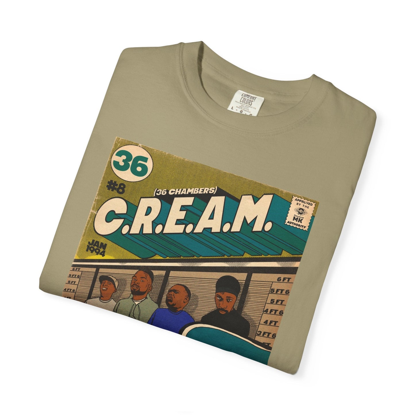 C.R.E.A.M Unisex Comfort Colors T-shirt Ring-Spun Cotton