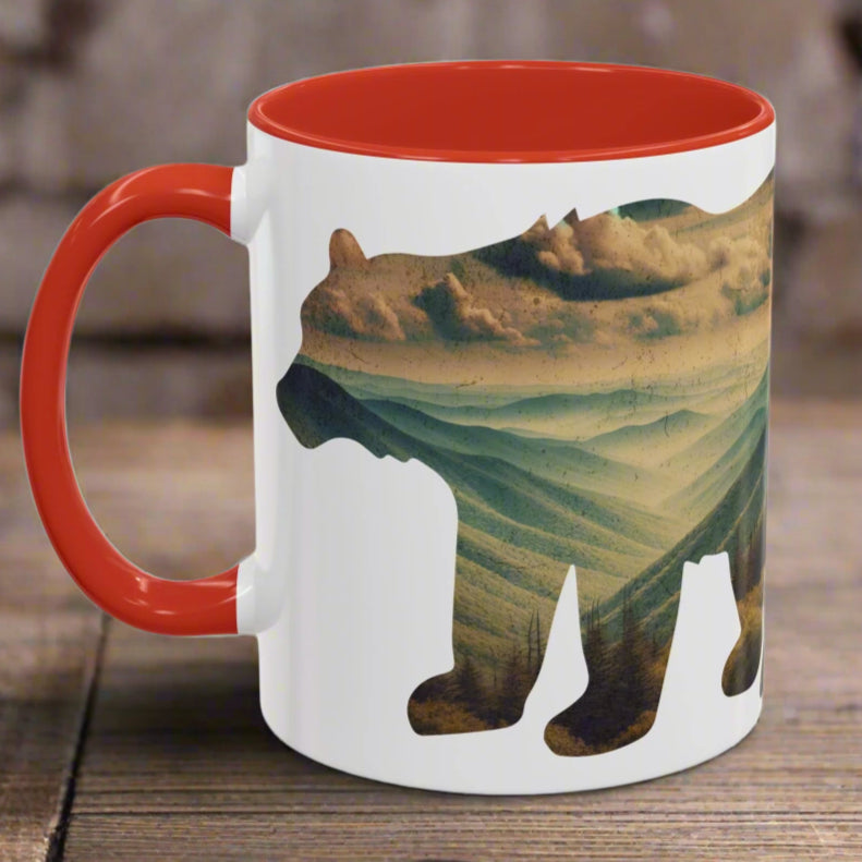 Shenandoah National Park Colored Accent Coffee Mug 11oz 15oz