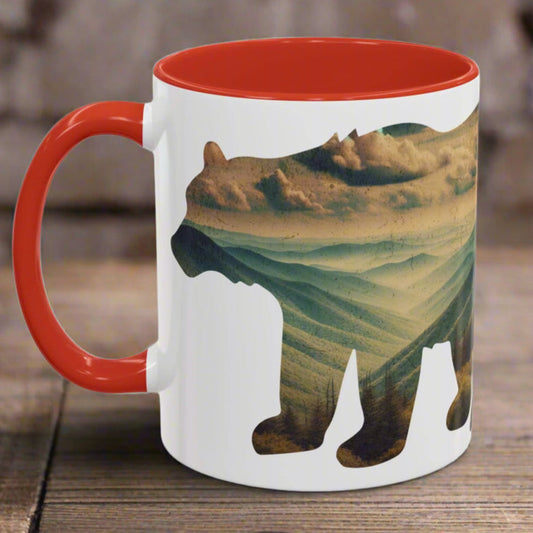 Shenandoah National Park Colored Accent Coffee Mug 11oz 15oz
