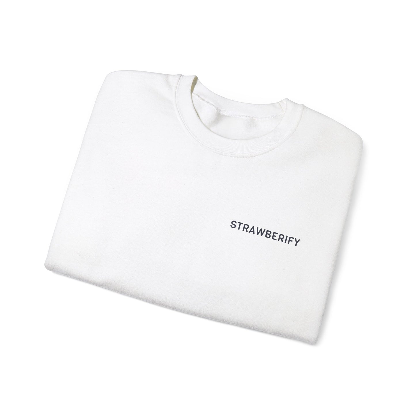 Cozy Unisex Crewneck Sweatshirt - 'STRAWBERIFY'